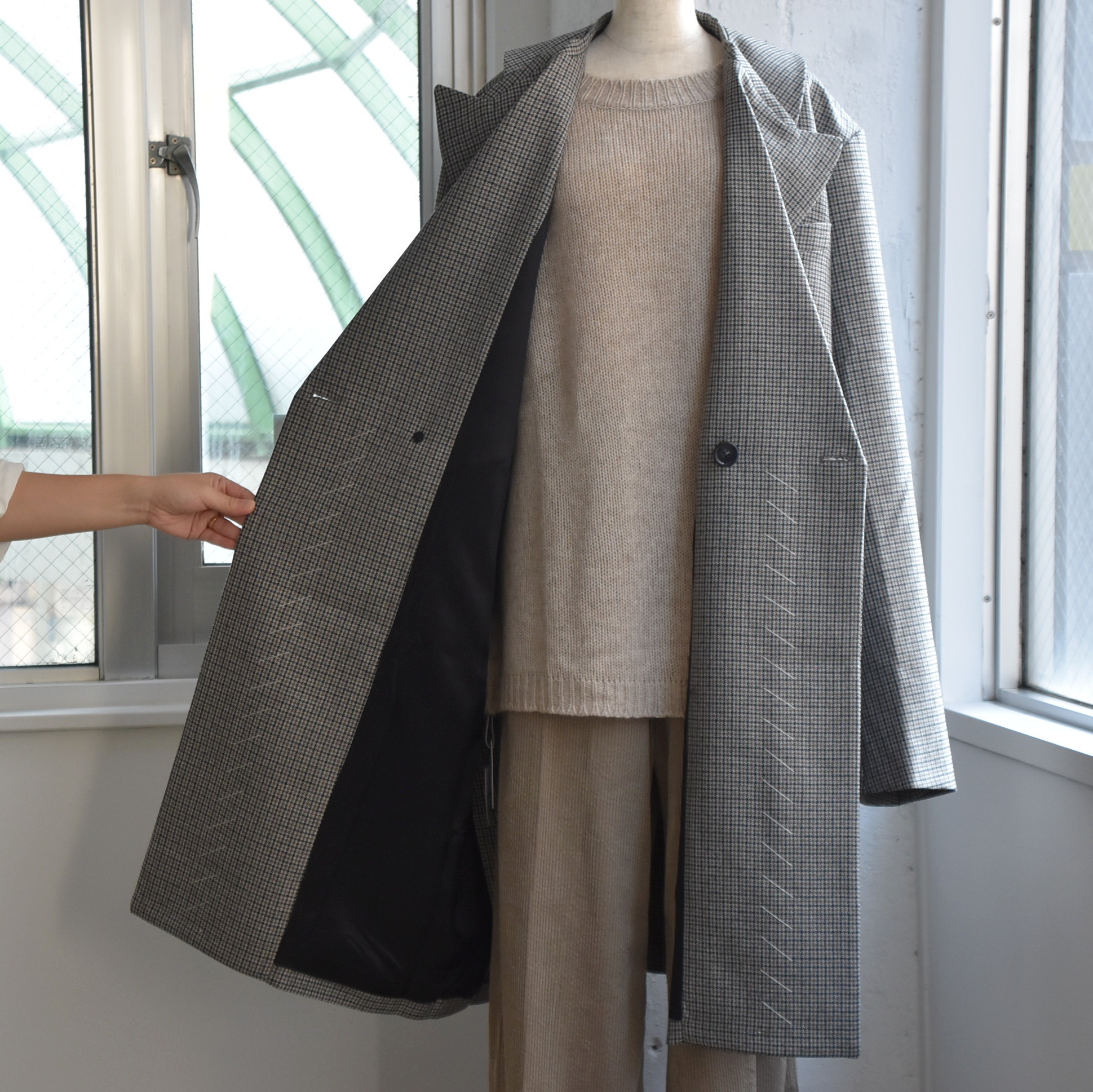 SOFIE D'HOORE(\tB[h[) / Long coat with removable collar #CERES-AA(5)