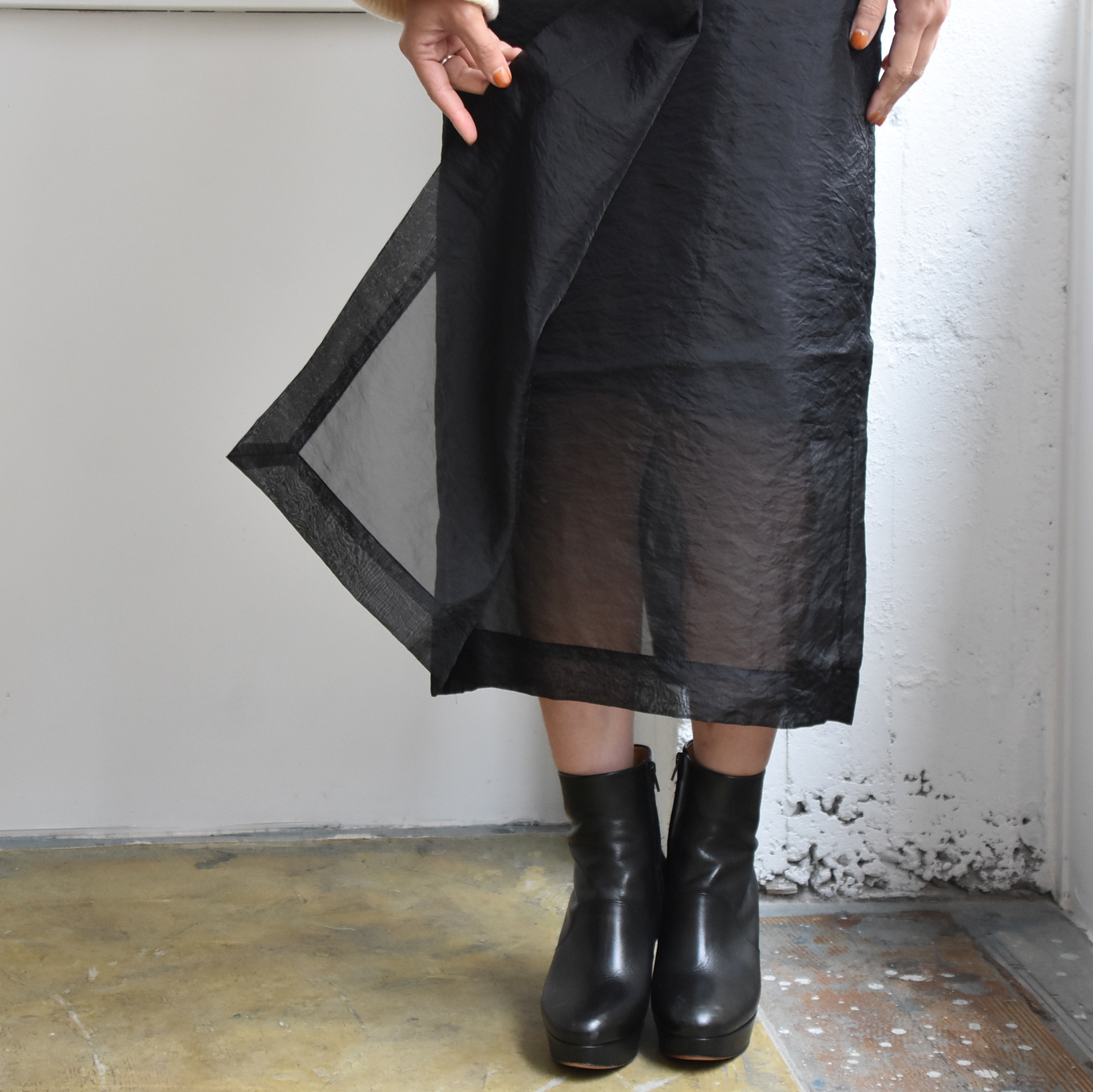 SACRA (TN) / ORGANDY WRAP SKIRT #124627121-AA(5)