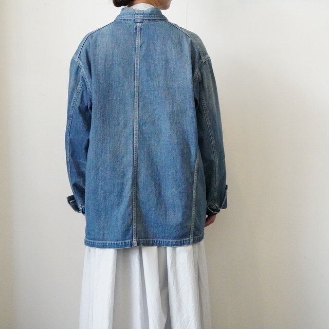 chimala(チマラ) UNISEX 10OZ SELVEDGE DENIM CHORE JACKET #CS39-JT11(5)
