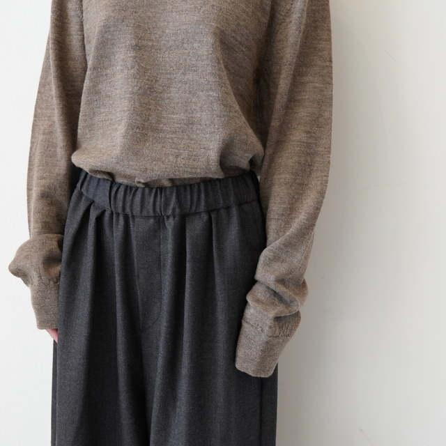 maison de soil(]h\C) 2TUCK WIDE EASY PANTS #GNMDS2502WS(5)