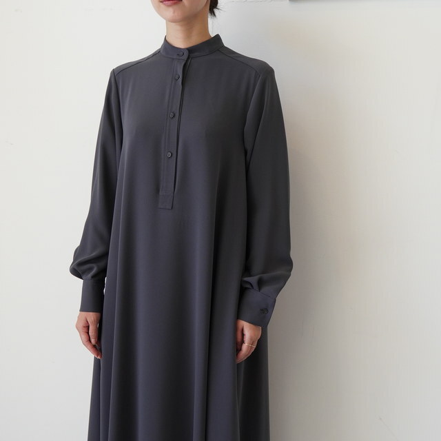 Graphpaper(Oty[p[) Satin Band Collar Dress #GL253-60095B(5)