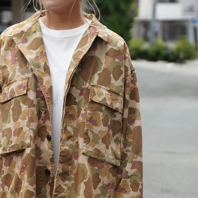 chimala(`}) UNISEX HERRINGBONE HUNTER CAMO JACKET #CS40-JT14(5)