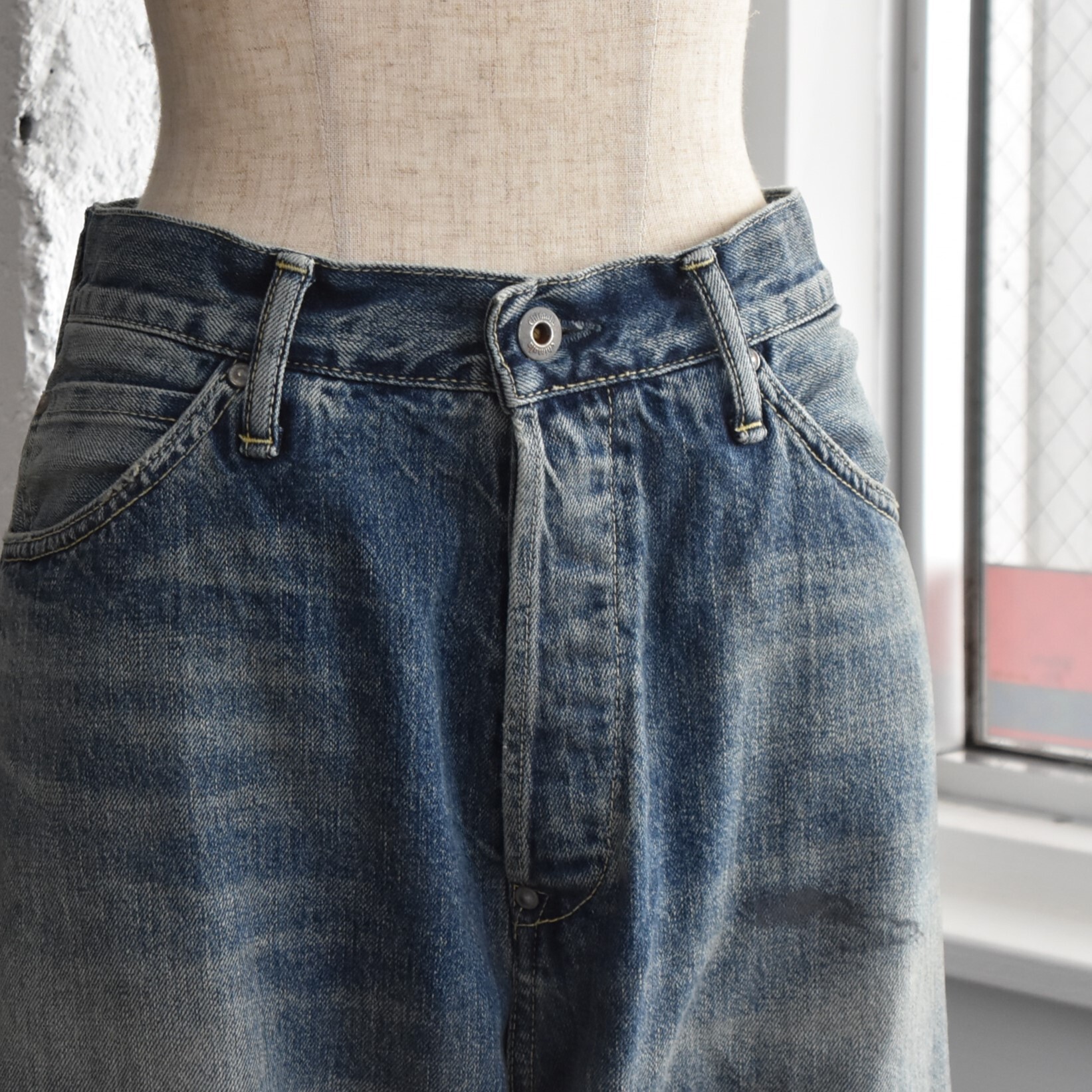 chimala(`}) / SELVEDGE DENIM BAGGY CUT #CS40-WP03-AA(5)