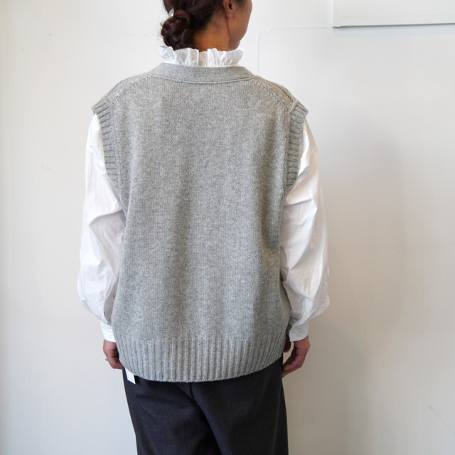 TOUJOURS(gDW[) / FAIR ISLE CARDIGAN VEST #VM43XK05(5)