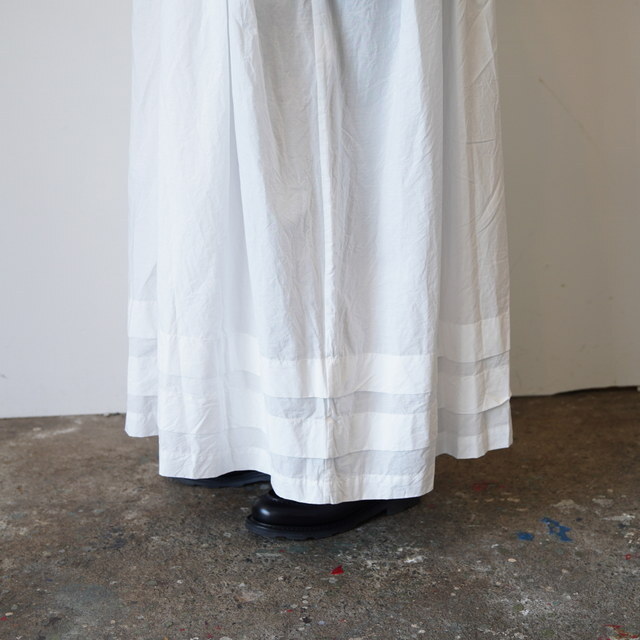 TOUJOURS(gDW[) Bishop Sleeve Classic Gathered Dress #MM43DD03(5)