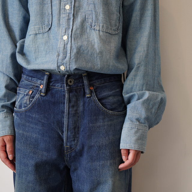 chimala(`}) /13.5OZ SELVEDGE DENIM STRAIGHT CUT #CS40-MP03B(5)