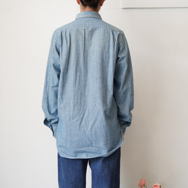 chimala(`}) CHAMBRAY SHIRT#CS22-S11A(5)