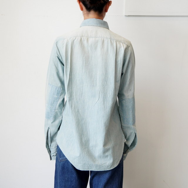chimala(`}) CHAMBRAY SHIRT#CS19-S11A(5)