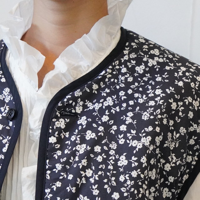 TOUJOURS(gDW[) / Reversible Padded Utility Vest #YM43FV02(5)