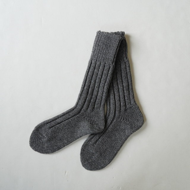 eleven 2nd (CuZJh) Washable Soft Wool Chunky Rib Socks #E2A-0054(5)