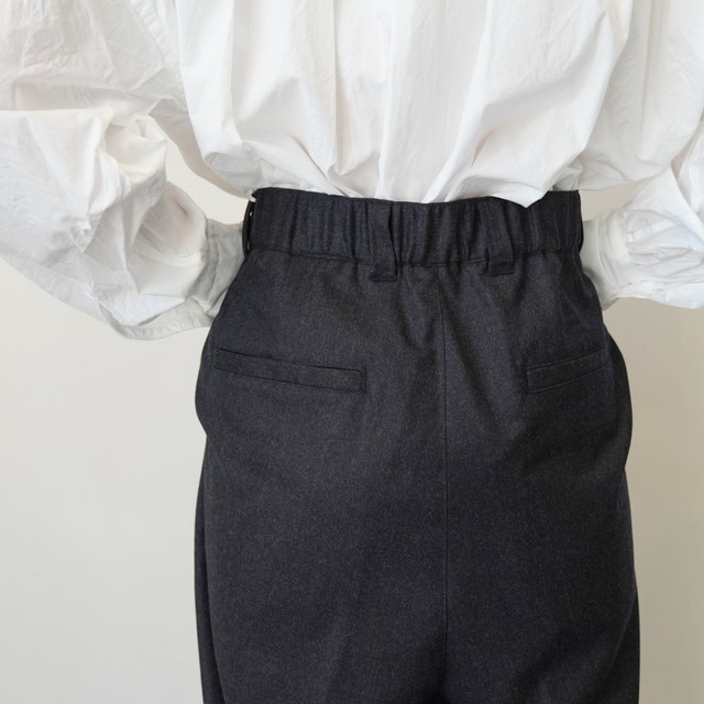 TOUJOURS(gDW[) / 2 In-pleat Baggy Pants #YM43KP03(5)