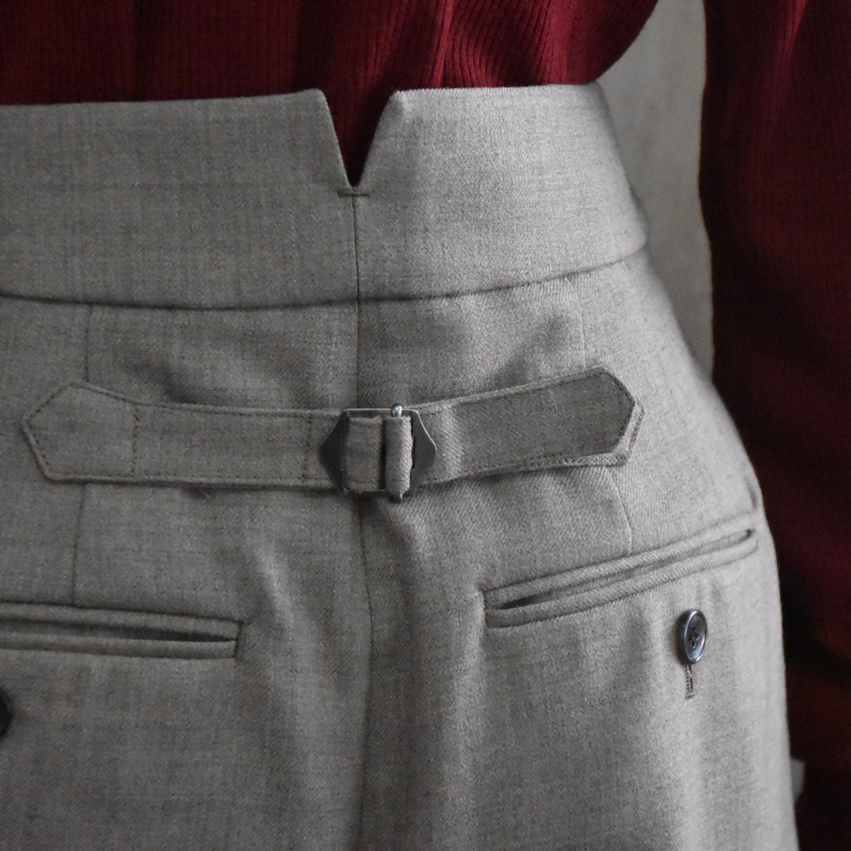 SACRA (TN) / H.COUNT WORSTED SERGE PANTS #125515112-AA(5)