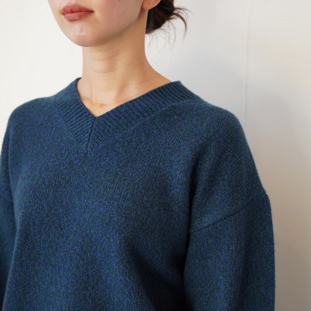 YLÉVE(C[) WOOL/CASH VNECK #168-5260086(5)