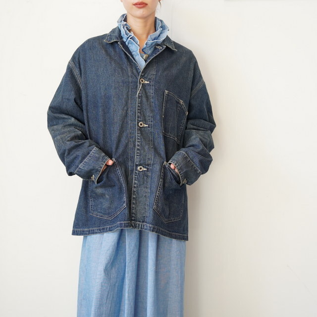 chimala(`}) DENIM CHORE JACKET #CS40-JT11A(5)