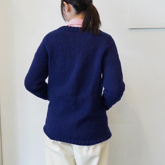 DANIELA GREGIS(_jG OWX)  hand-knitted cardigan#MMG231WO(5)