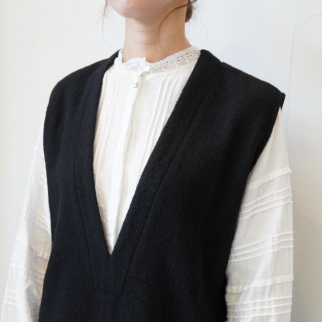 Honnete(Ilbg) /V NECK JUMPSUITE WOOL #HO-25AWP5W(5)