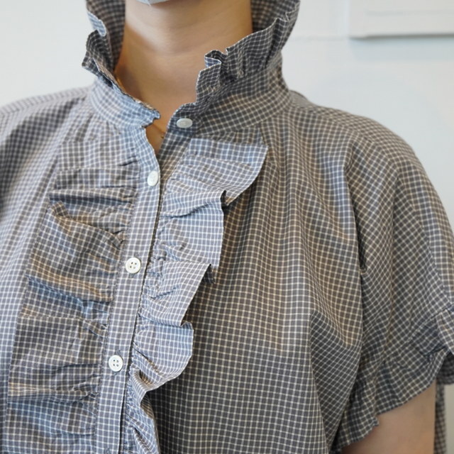 dahl'ia(�_���A) FRILL N/S BL CHECK  #DBL-364CH(5)