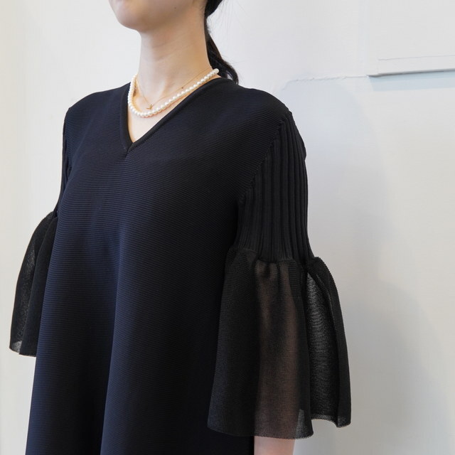 CFCL(�V�[�G�t�V�[�G��) POTTERY LUCENT LONG BELL SLEEVE FLARE DRESS#CF011KH139JP00(5)