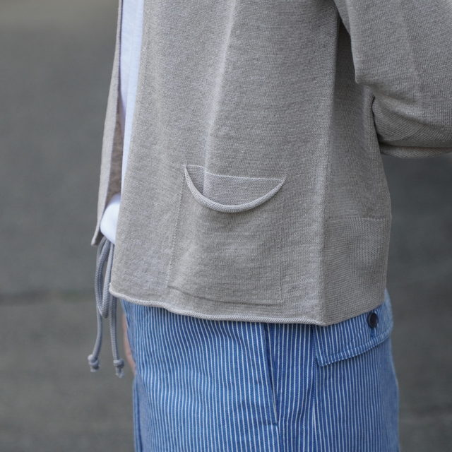 eleven 2nd (�C���u���Z�J���h) SILK PLATING LINEN CARDIGAN #E2W-1130(5)