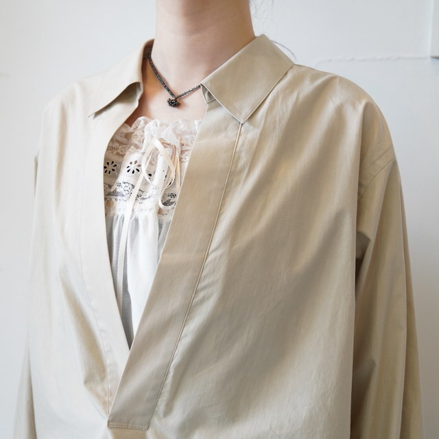 YLÉVE(�C���[��) COTTON SILK TYPEWRITER SKIPPER SH #168-6150018(5)