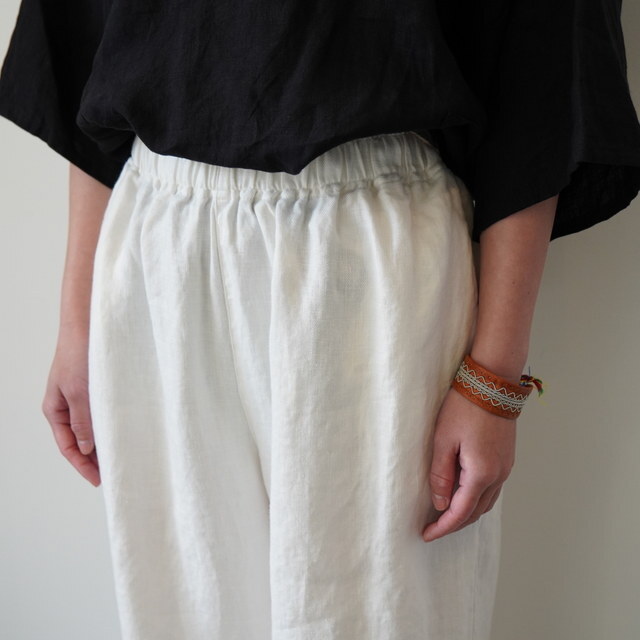 SARAH(�T��) BALLOON PANTS LINEN TWILL�y3�F�W�J�z #C30565(5)