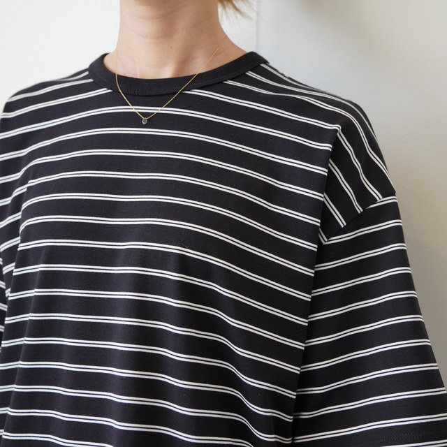 Graphpaper(�O���t�y�[�p�[) Tri Spun Border S/S Tee #GU261-70120B(5)