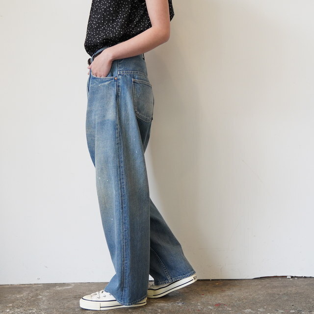 chimala(�`�}��) / WOMEN'S 13OZ SELVEDGE DENIM RANCH PANTS #CS41-WP12(5)