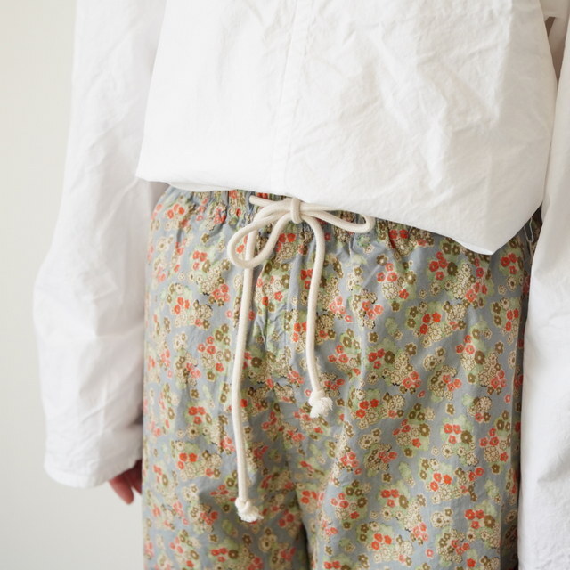 SONO(�\�m) JAME JOGGER PANTS Dusty Blue Floral#1048 26SS(5)