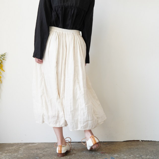 maison de soil(���]���h�\�C��)  GATHERED SKIRT #INMDS26012D(5)