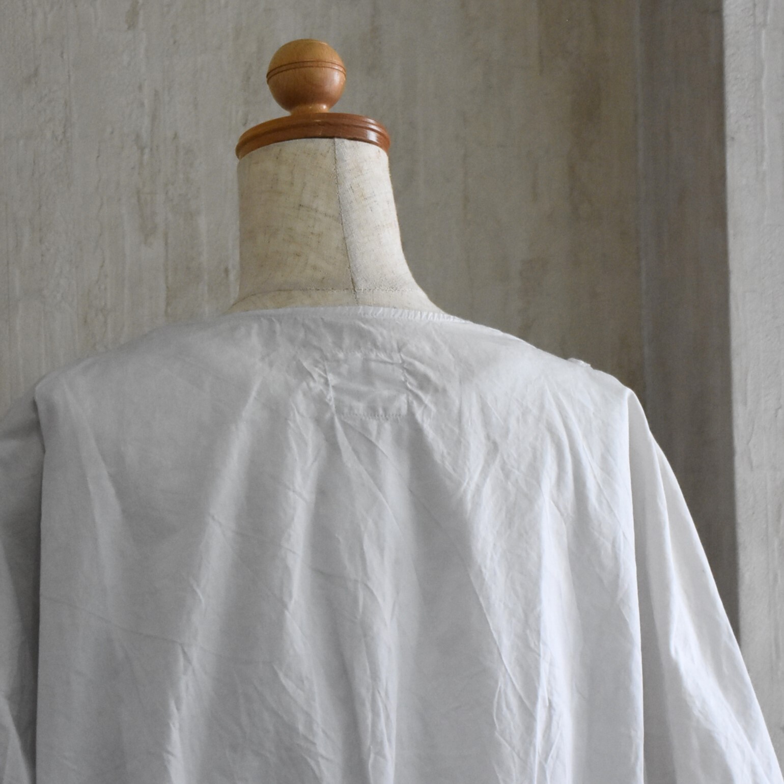 TOUJOURS(�g�D�W���[) / Natural Garment Dyed Fringe Lace Borelo Shirt #YM44VS04-AA(5)