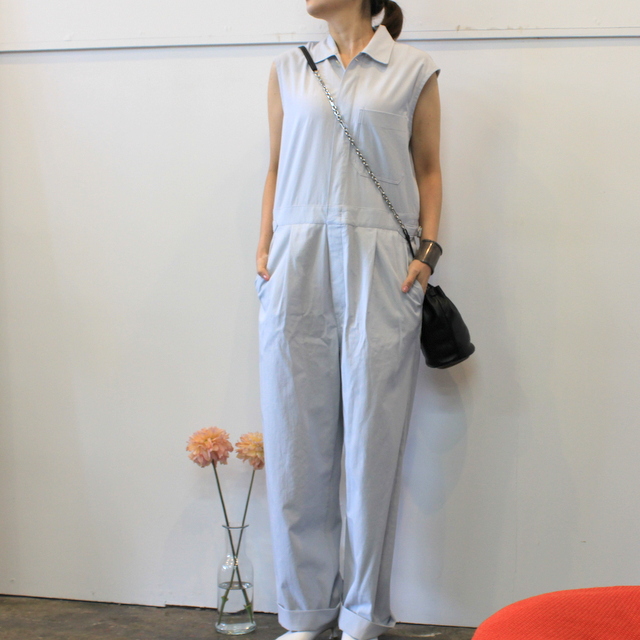 y40% off salezAURALEE(I[[) y20SSzFINX HARD TWIST GABARDINE SLEEVELESS JUMPSUIT A20ST04FByKz(6)