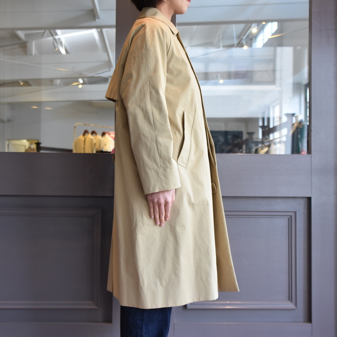 YAECA(ヤエカ) ステンカラーコートスタンダード KHAKI #61502