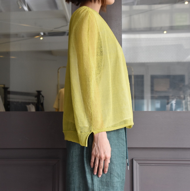 【30% off sale】ANTIPAST(アンティパスト)  KNITTED PONCHO WITH LACE #VE194(6)