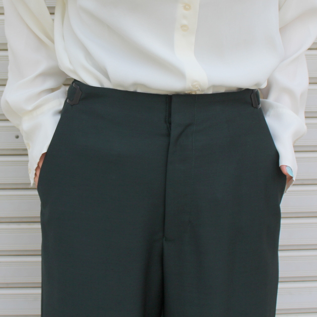 Graphpaper(グラフペーパー) Wool Cupro Adjustable Waisted Trousers#GL223-40189(6)