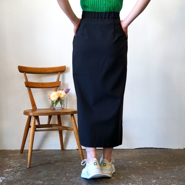 Graphpaper(グラフペーパー)STRETCH DOUBLE SATIN SKIRT_GL231-40065(6)