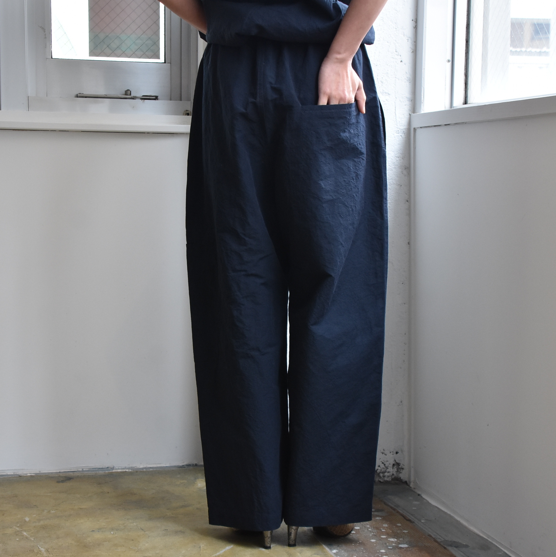 SOFIE D'HOORE(\tB[h[) / Wide pants with elastic waist thigh pockety2FWJz#PLUCK-AA(6)