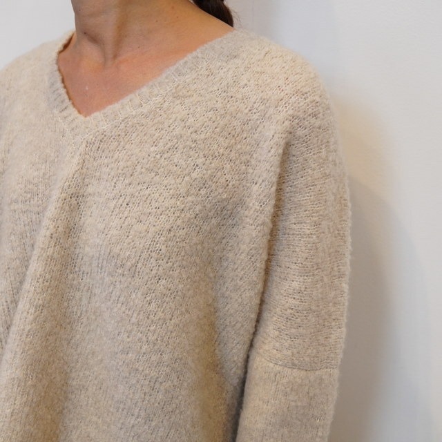 humoresque([XN) CASHMERE BOUCLE V-NECK #MA0202(6)