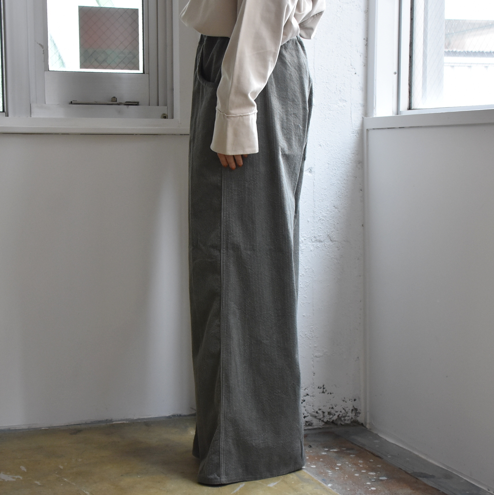 SOFIE D'HOORE(\tB[h[) / Casual wide pants with drawstring waisty2FWJz #PISTIS-AA(6)