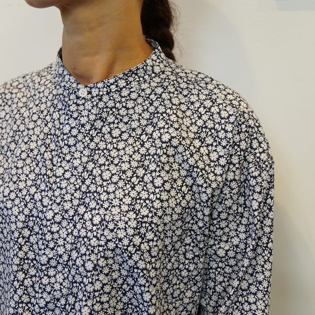 TOUJOURS(gDW[) Baggy Band Collar Shirt#AM41GS03(6)