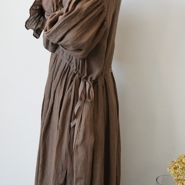 suzuki takayuki(XYL^JL) ​​​​​​​bishop-sleeve dress#A261-11(6)