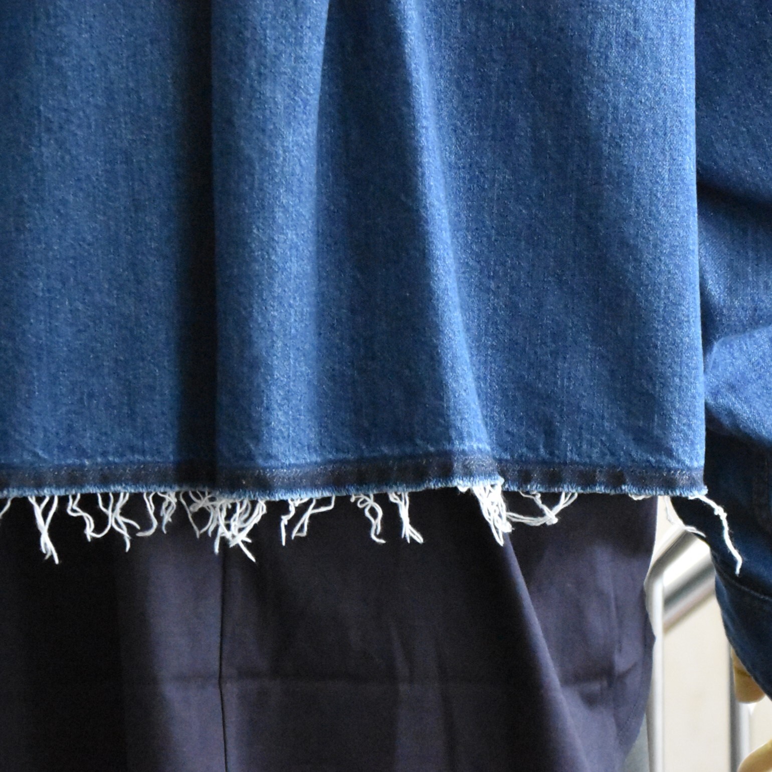 SACRA (TN) / AUTHENTIC DENIM CROPPED SHIRT #125513071-AA(6)