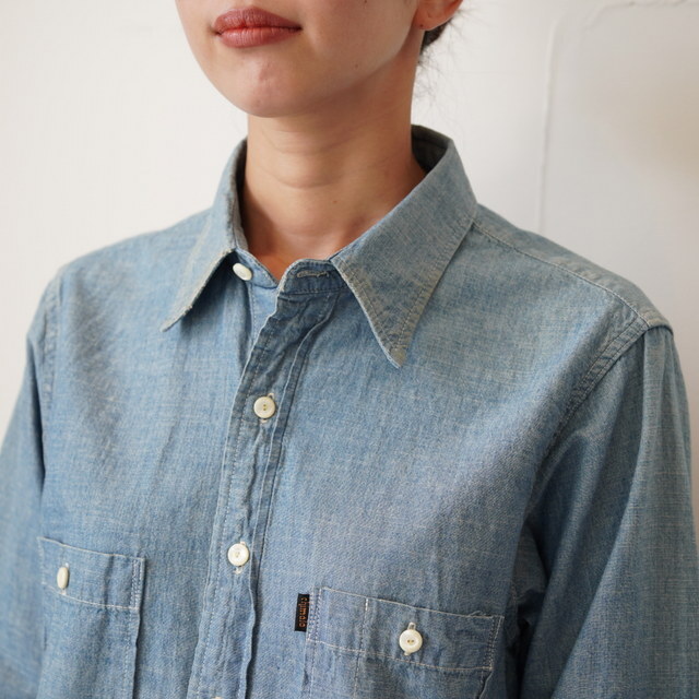 chimala(`}) CHAMBRAY SHIRT#CS22-S11A(6)