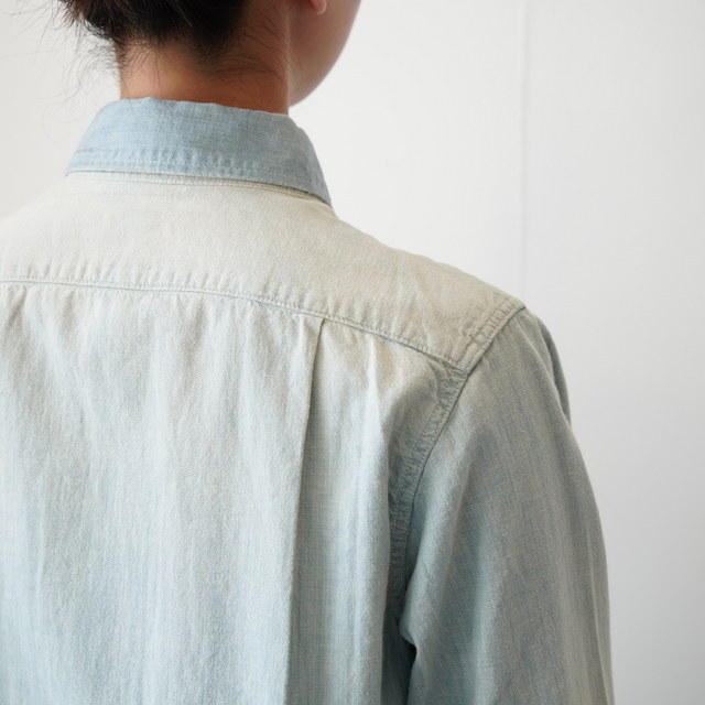 chimala(`}) CHAMBRAY SHIRT#CS19-S11A(6)