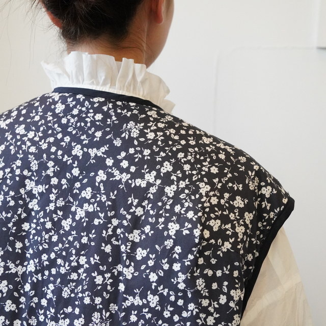 TOUJOURS(gDW[) / Reversible Padded Utility Vest #YM43FV02(6)