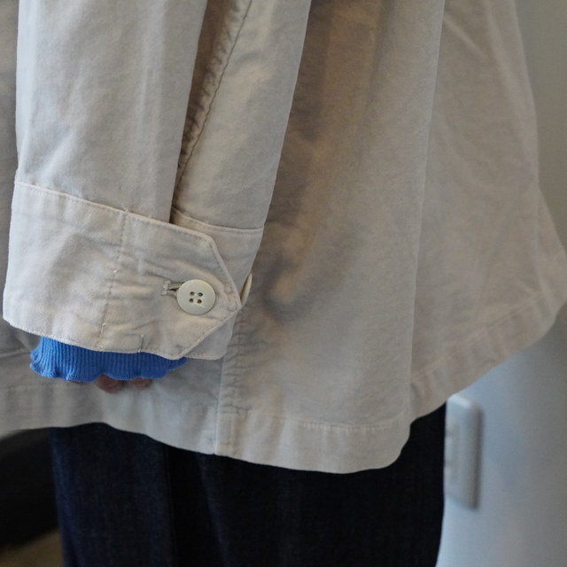 TOUJOURS(gDW[) / GARMENT DYE COTTON VISCOSE STRETCH VELVET CLOTH Coverall Jacket #AM43GJ01(6)