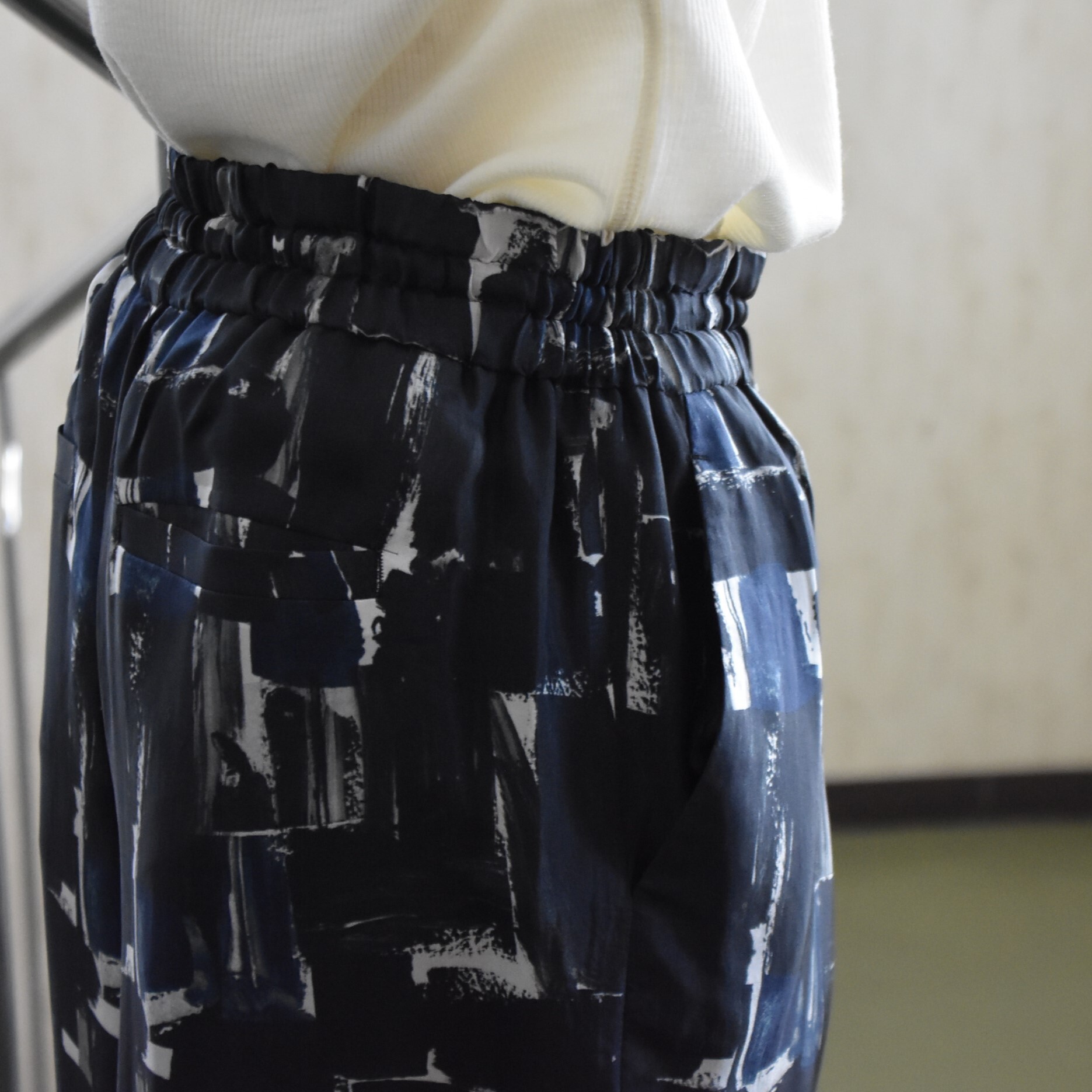 SACRA (TN) / BRUSH PAINTING PANTS #125510112-AA(6)