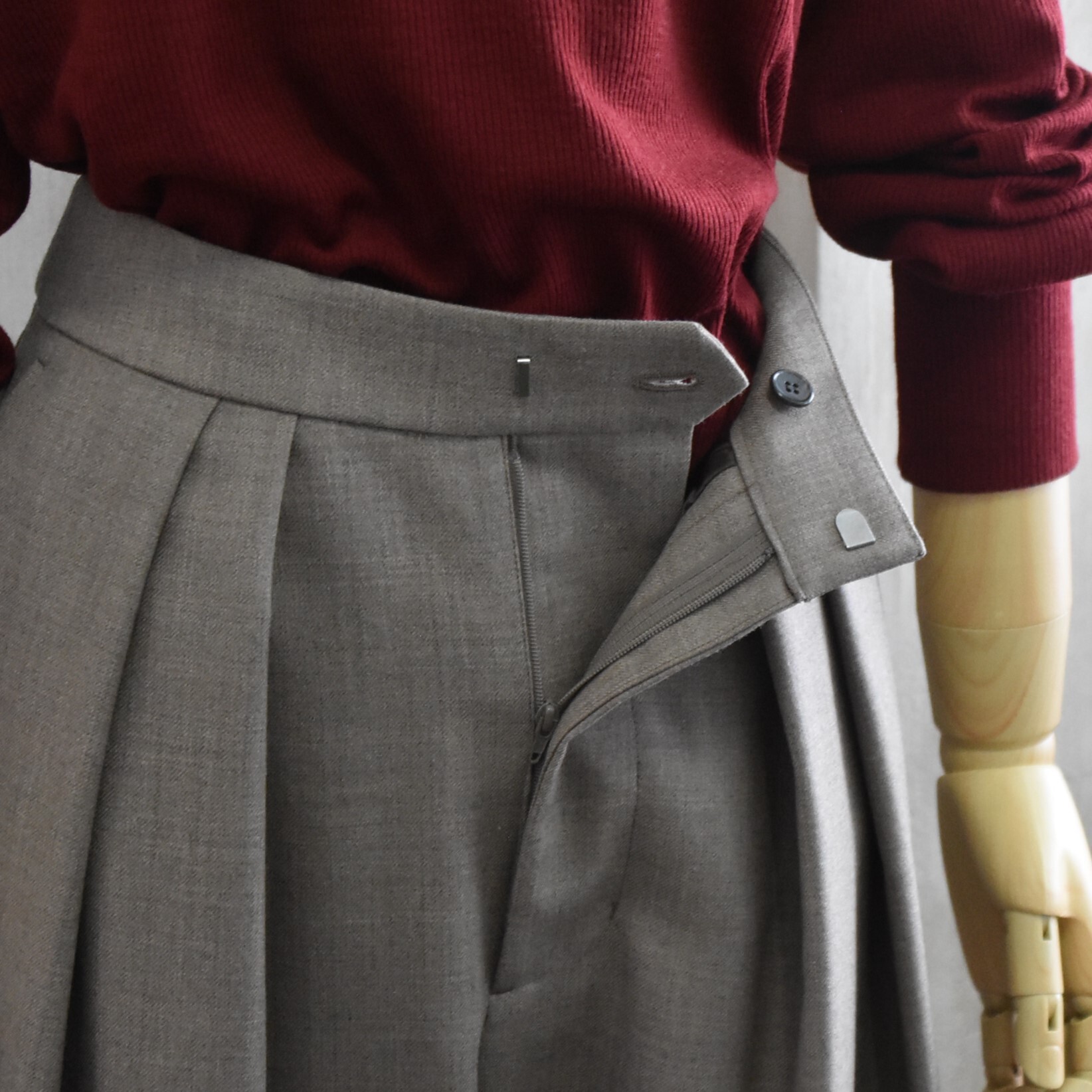 SACRA (TN) / H.COUNT WORSTED SERGE PANTS #125515112-AA(6)