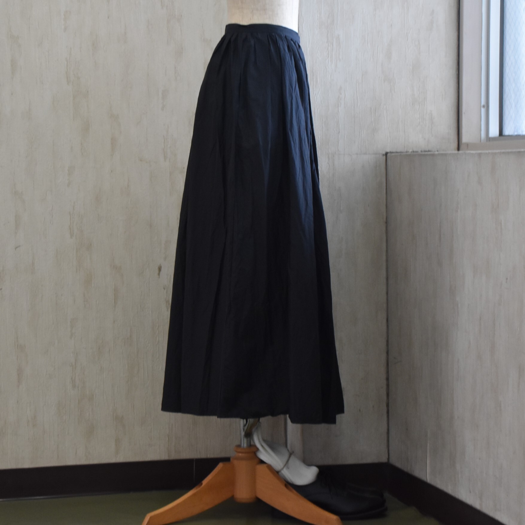 TOUJOURS(gDW[) / Randam Pleated Maxi Skirty2FWJz #MM43VK03-AA(6)