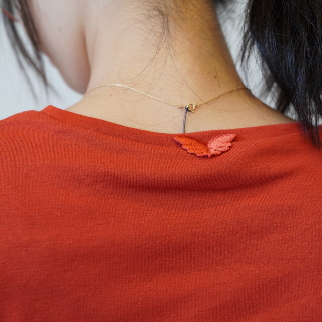 ANTIPAST(AeBpXg) / COTTON T W/MESH SLV #KNT267(6)