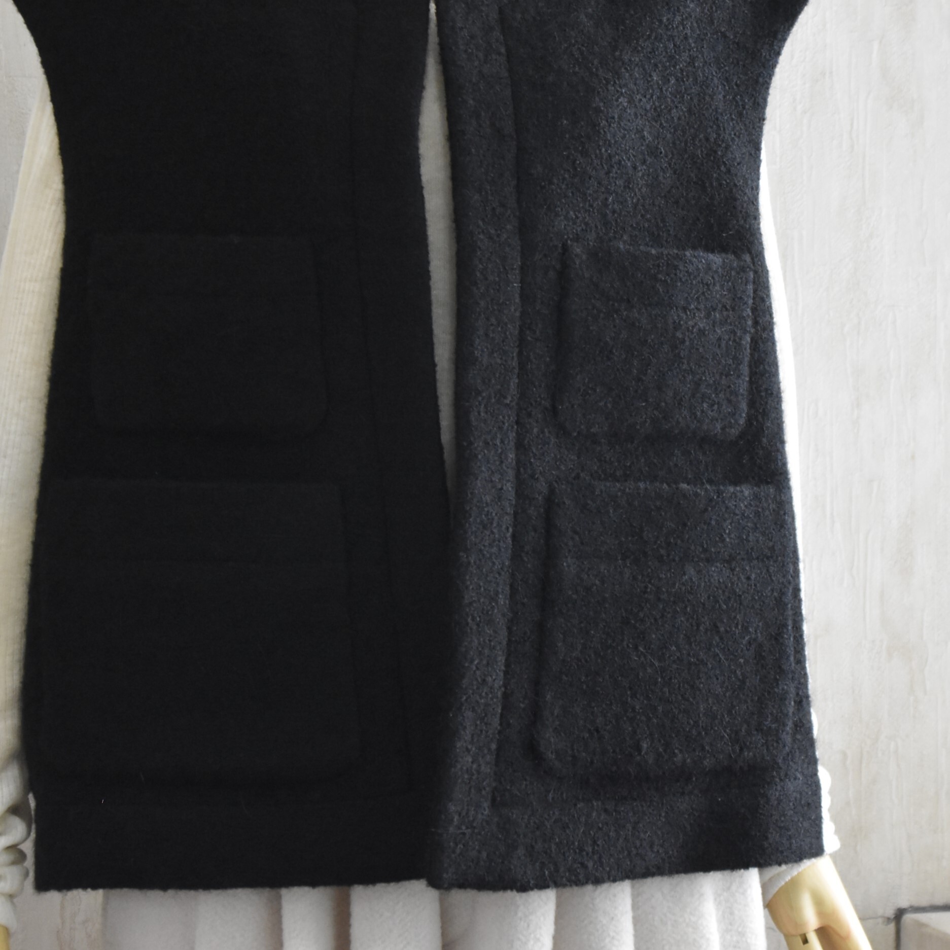 TENNE HANDCRAFTED MODERN(e nhNtebh_) / ANGOLA TWEED VEST #003-25FW-AA(6)